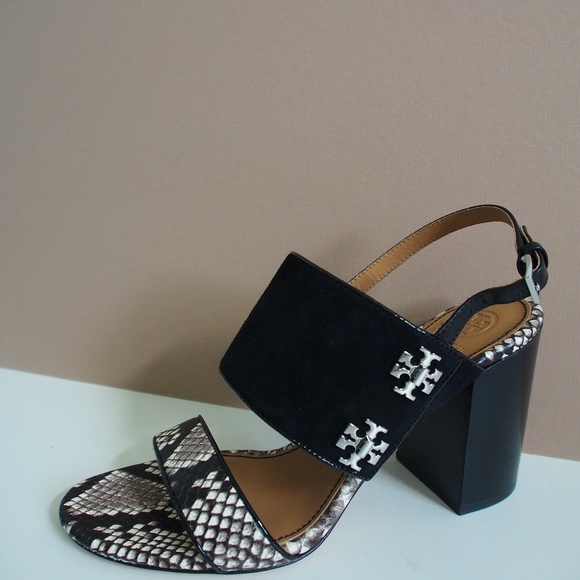 Tory Burch Shoes - Tory Burch Kira Snakeskin Suede slingback S 8